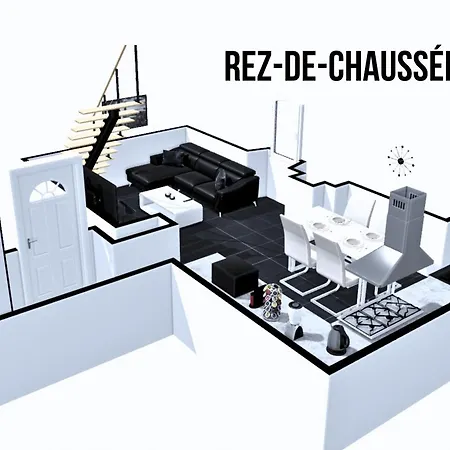 Casone - B&W Duplex, Private Spa, Professional Office
